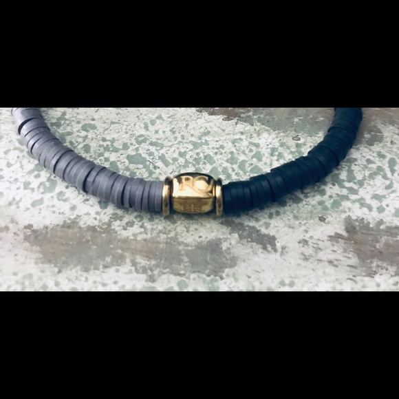 Rustic Cuff Black & Gray Carressa Bracelet - Picture 3 of 3